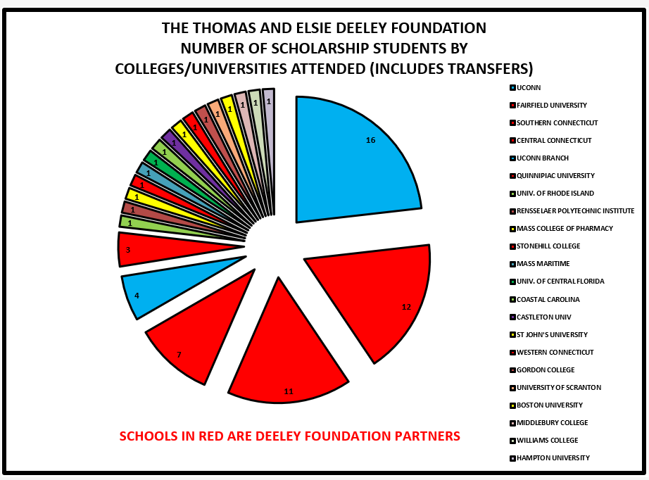 FOUNDATION STUDENTS BY SCHOOL PIE